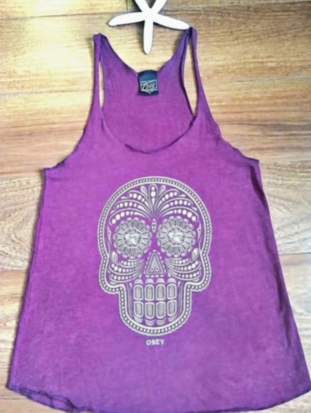 OBEY Wine Skull Tank Top - Picture 5 of 5